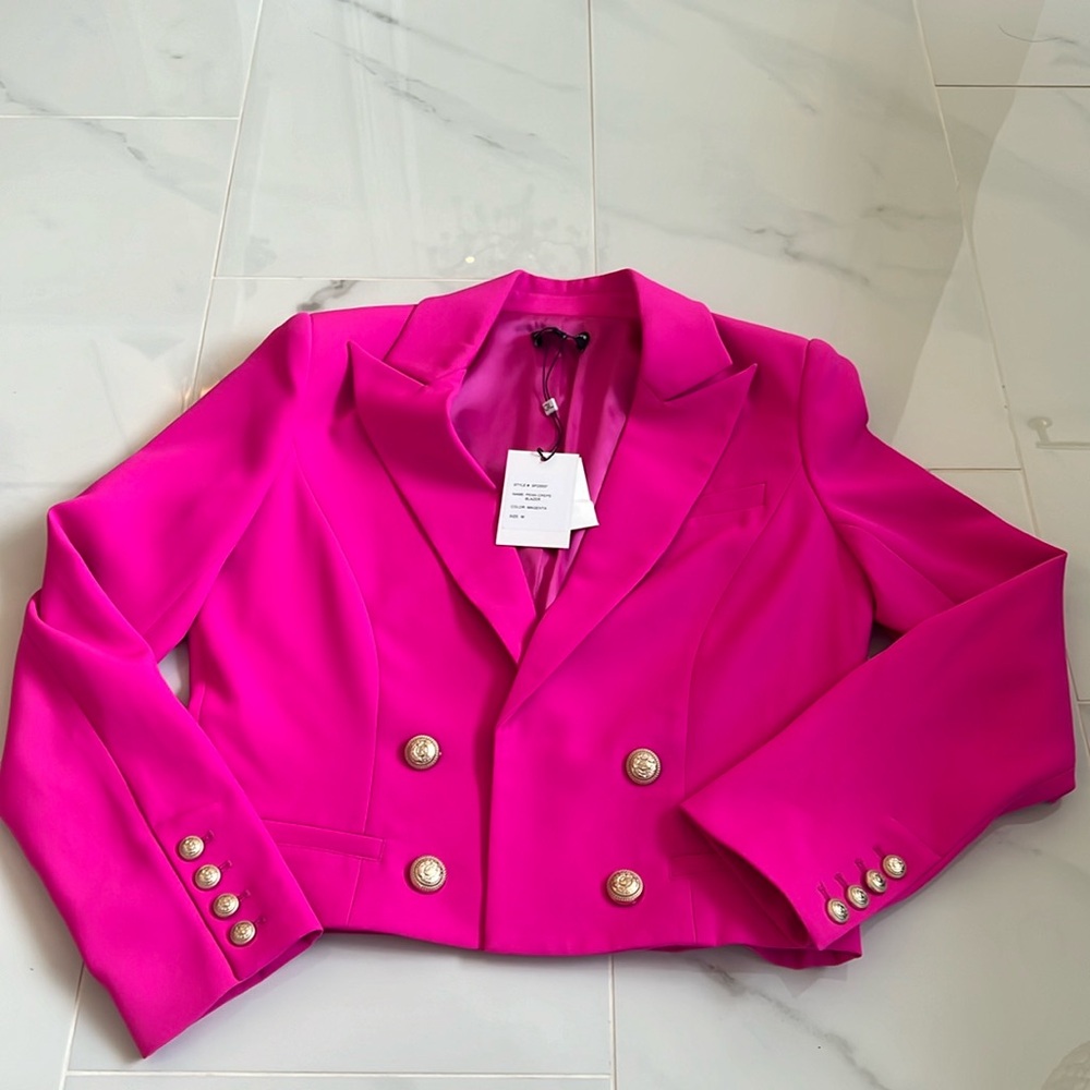 NWT Generation Love Magenta Blazer Medium